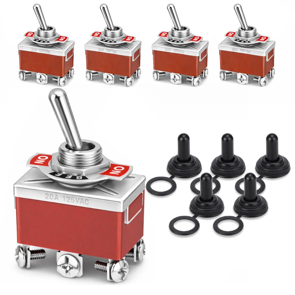 MGI SpeedWare Latching Metal Toggle Switch with Waterproof Cover